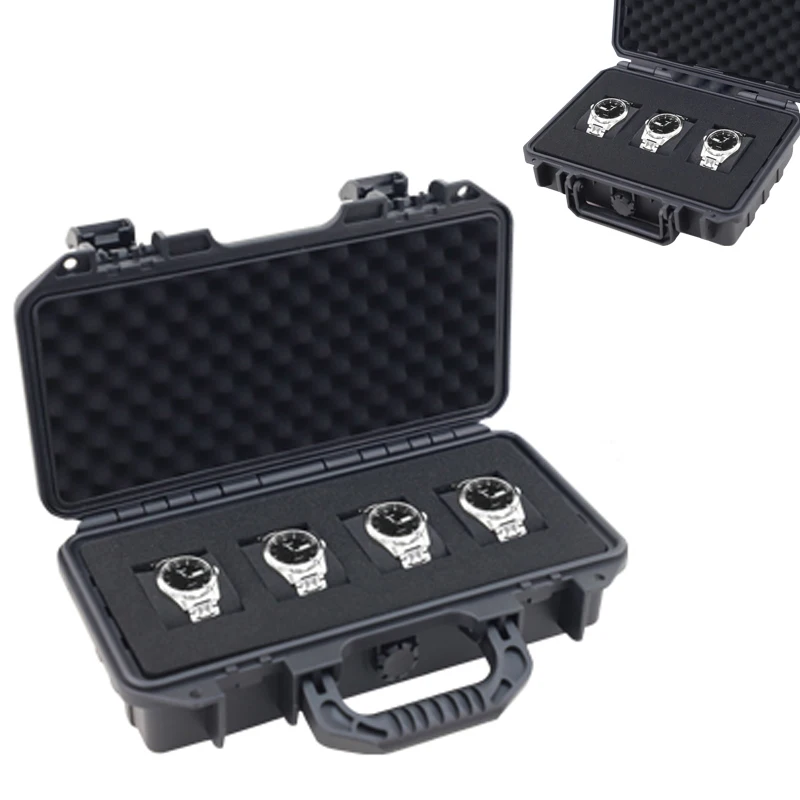 Watch Display Box - 3/4 Slots Anti-Drop Shockproof Waterproof Watch
