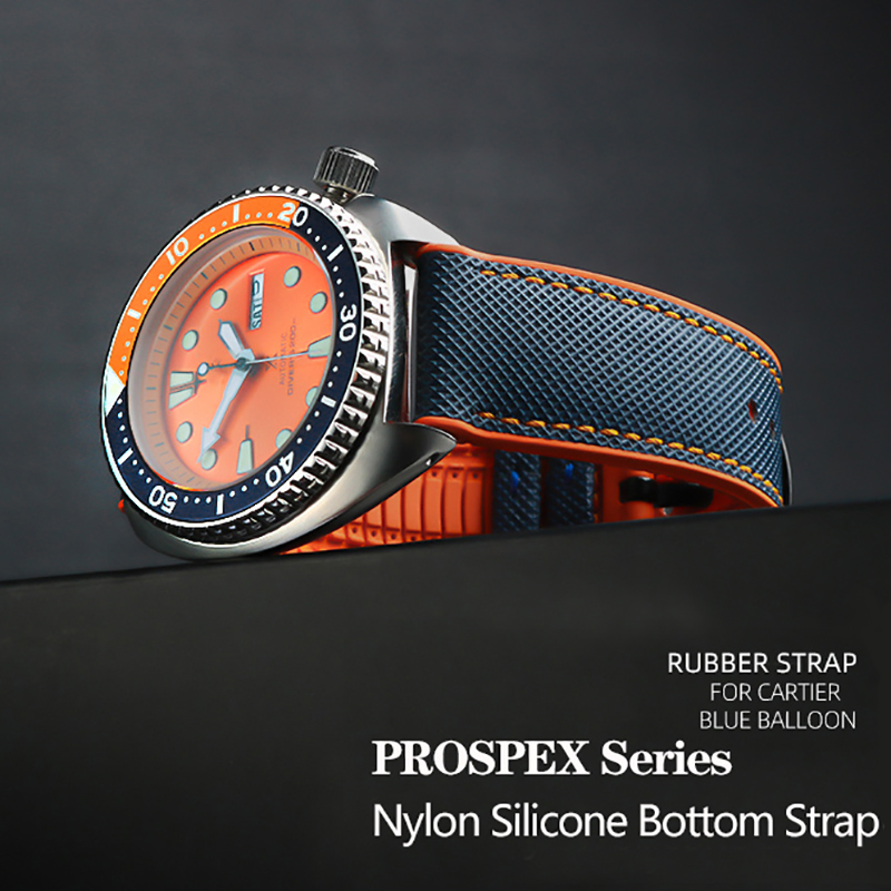 20mm 22mm Bracelet Nylon Silic - Seiko Watch Prospex 评论和价格
