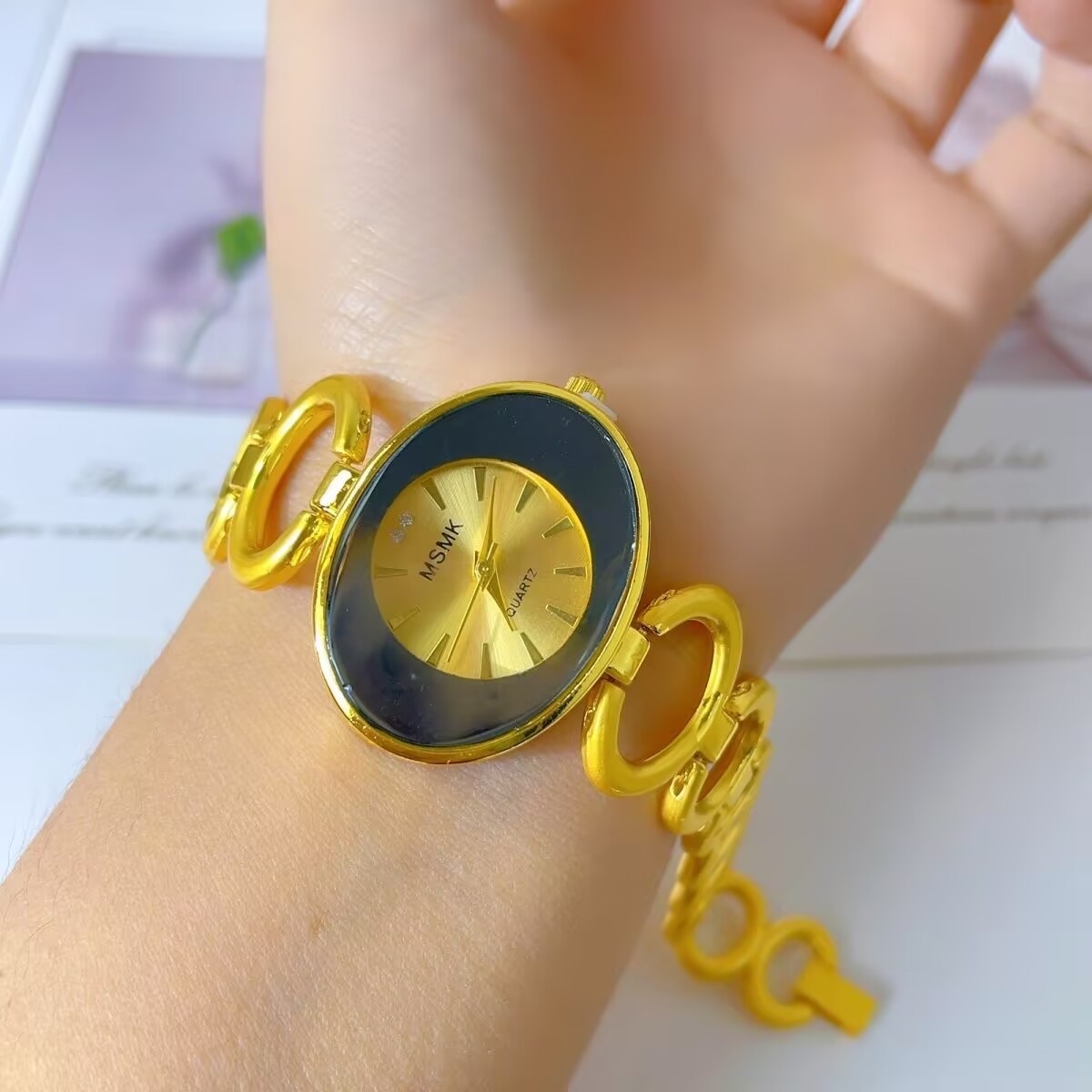 New American 24K Gold Plated W - Jewelry For Watches 评论和价格